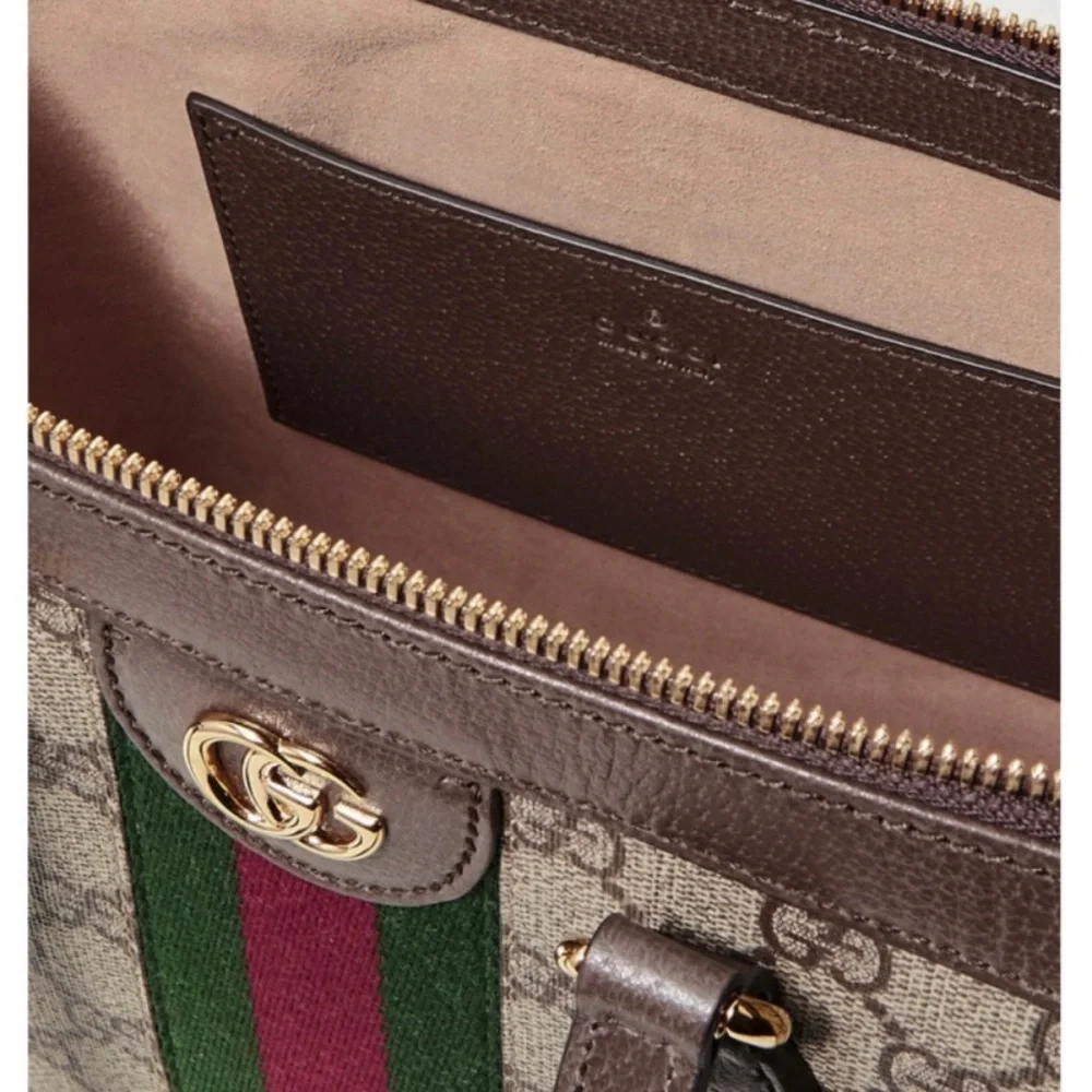GUCCI Ophidia small top handle shoulder bag satchel crossbody bag - Picture 4 of 14